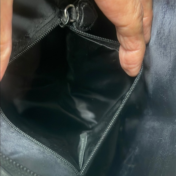 Brighton “One World “ Leather Croc Embossed Crossbody Bag No Callouts EUC - Picture 15 of 17